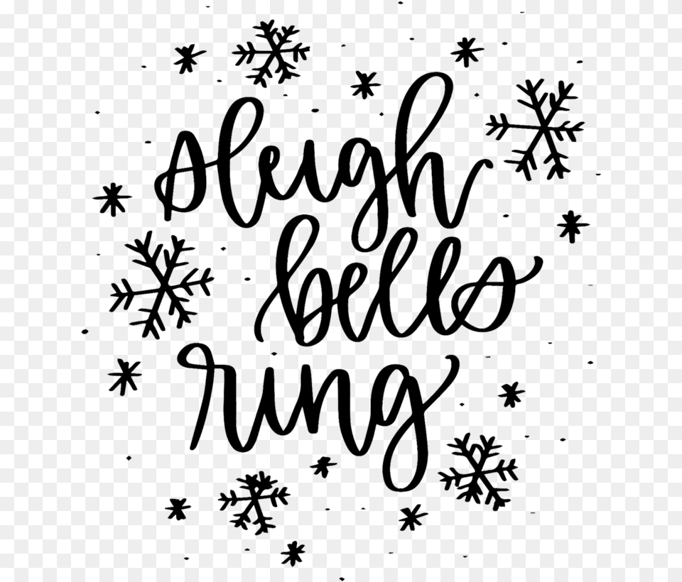 Sleighbellsring Calligraphy, Blackboard, Text Free Png