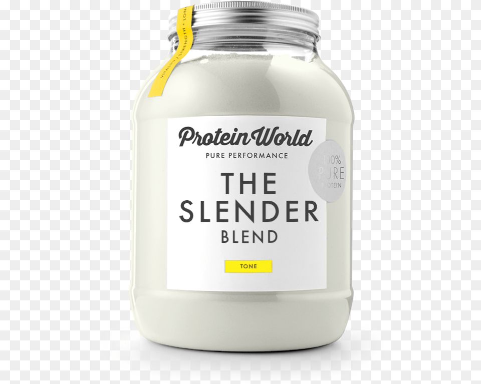 Slender Blend Bodybuilding Supplement, Jar, Beverage, Milk, Food Free Transparent Png