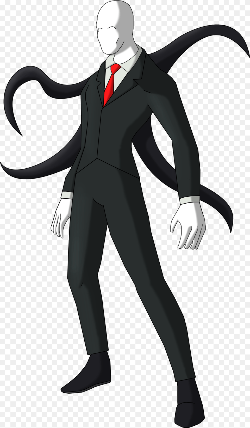 Slender Man, Tuxedo, Suit, Clothing, Formal Wear Free Png Download