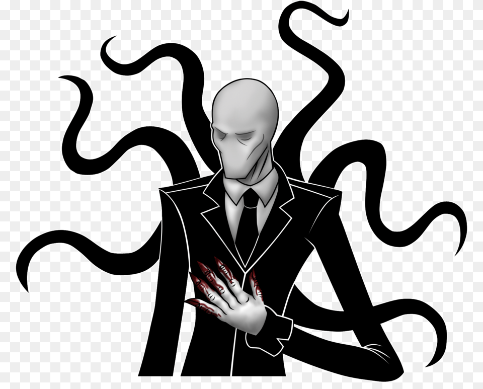 Slender Man, Formal Wear, Animal, Snake, Reptile Png Image