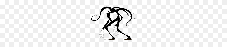 Slender Man, Bow, Weapon, Whip Png