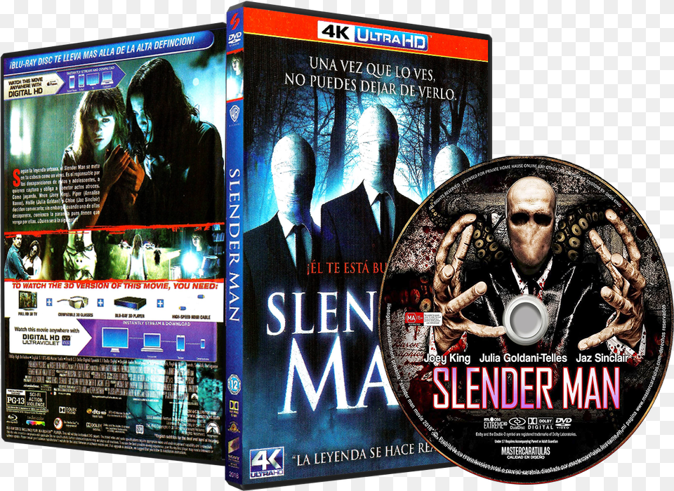 Slender Man Dvd5 Cd, Adult, Person, Male, Woman Free Transparent Png