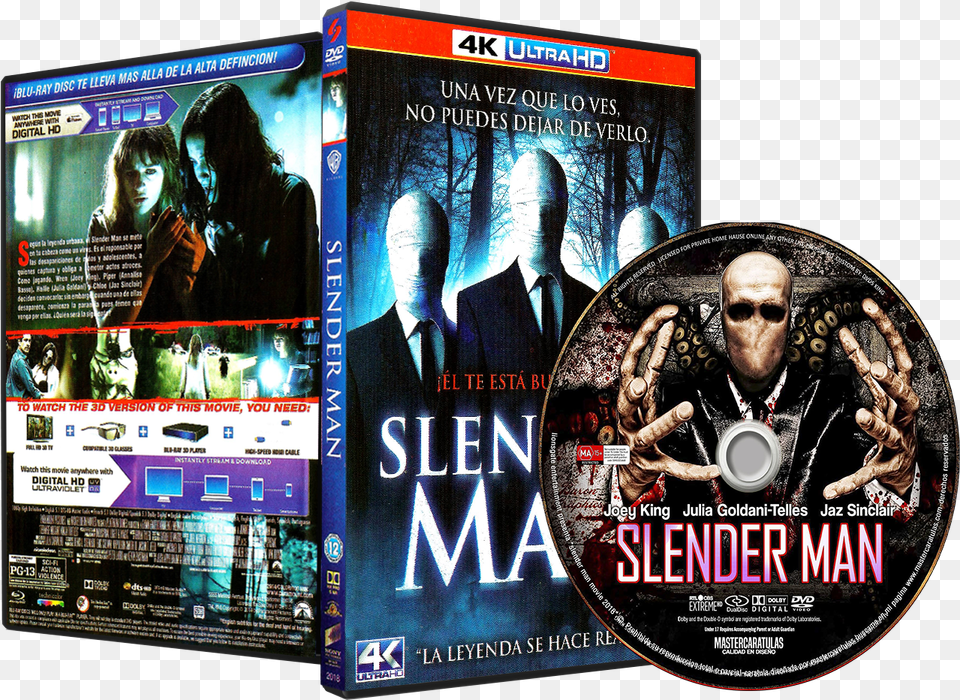 Slender Man Dvd5 Slender Man 2018 Dvd, Adult, Person, Male, Woman Png