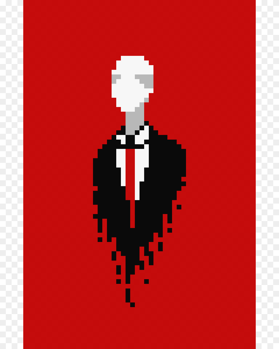 Slender Man Jeff The Killer Pixel Art, Accessories, Formal Wear, Tie, Logo Free Png