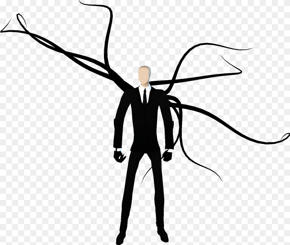 Slender Man Transparent Background, Tuxedo, Suit, Clothing, Formal Wear Png Image