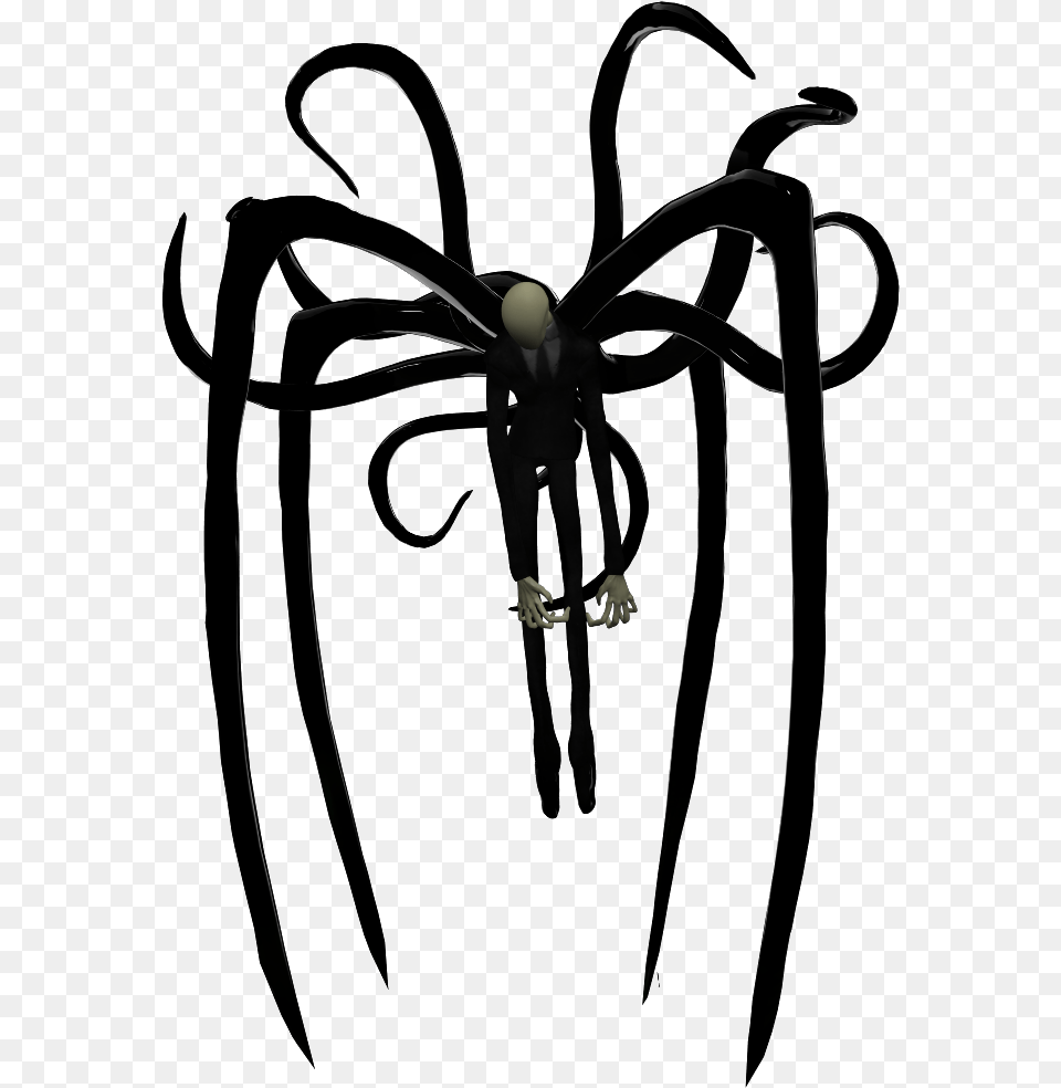 Slender Man With Tentacles, Adult, Male, Person, Animal Free Png Download