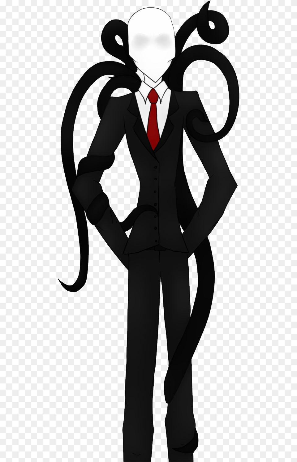 Slenderman, Accessories, Tie, Clothing, Formal Wear Free Png Download