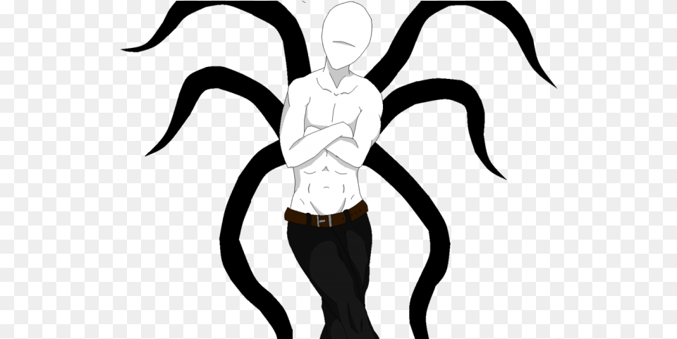 Slenderman Clipart Dragoart Sexy Slenderman, Sleeve, Shirt, Clothing, Long Sleeve Png Image