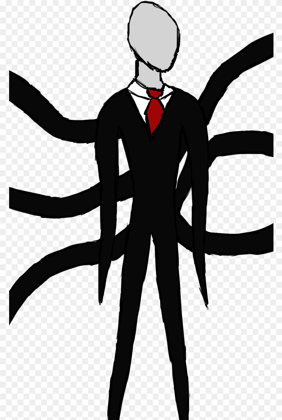 Slenderman Clipart Transparent Slender Man Transparent Background, Accessories, Suit, Tie, Formal Wear Free Png