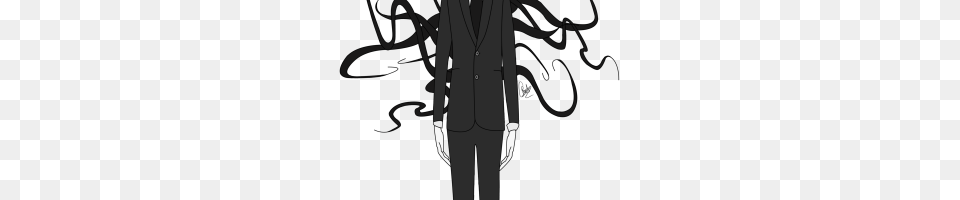 Slenderman Real Image, Clothing, Formal Wear, Suit, Tuxedo Free Png Download