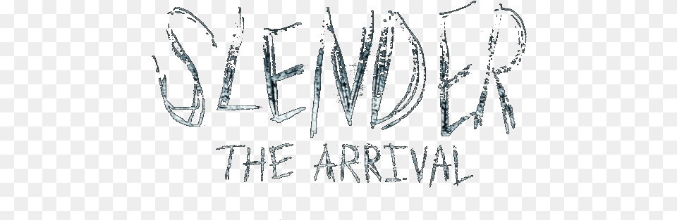 Slenderman The Arrival Logo Hd Dot, Blackboard, Text Free Transparent Png