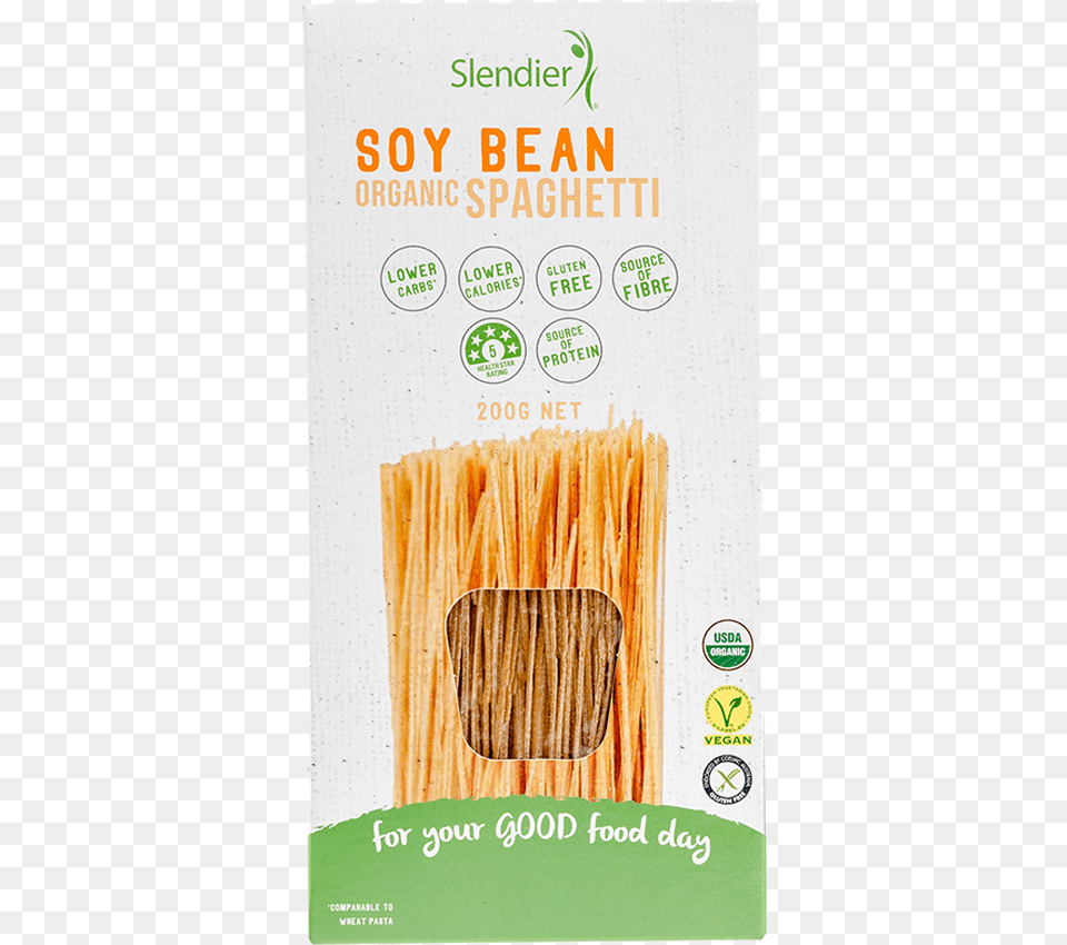 Slendier Soybean Organic Spaghetti, Advertisement, Food, Noodle, Poster Free Png