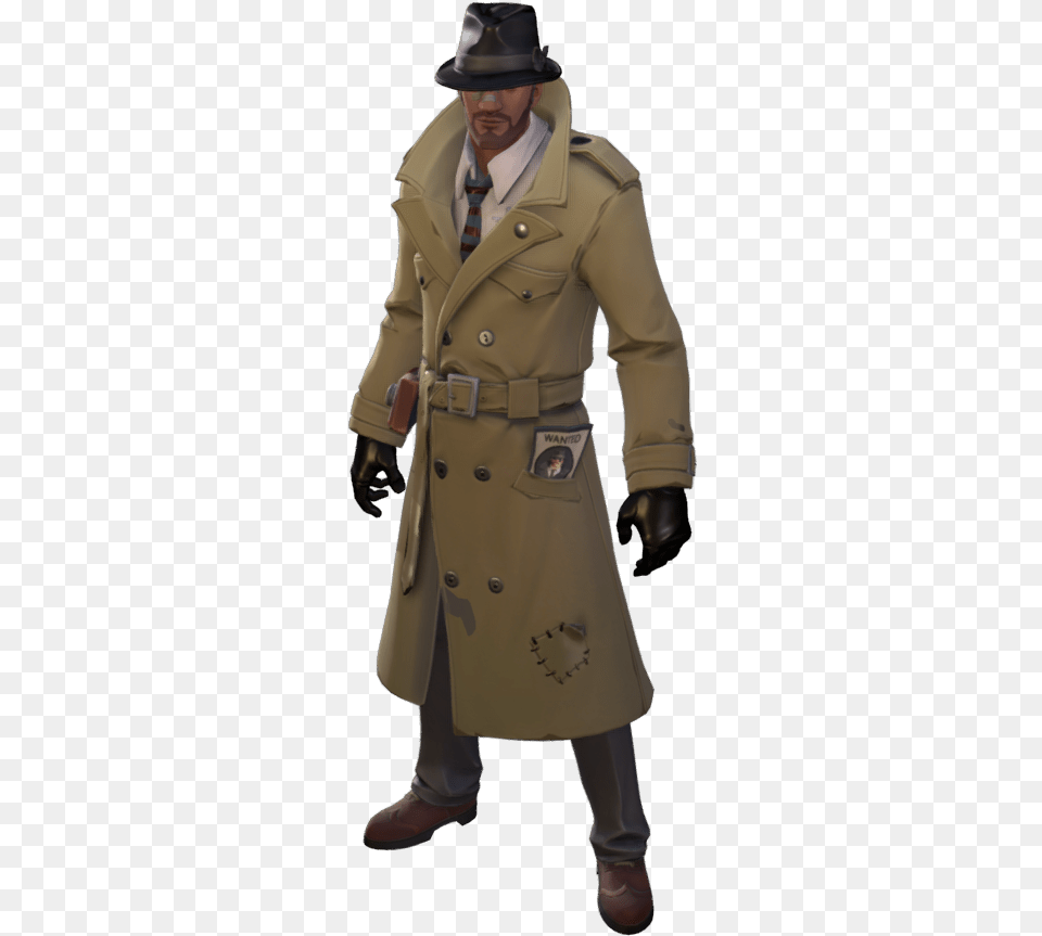 Sleuth Outfit Soldier, Clothing, Coat, Overcoat, Trench Coat Free Png