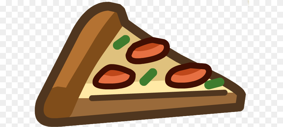 Slice O Pizza Yum Transparent Club Penguin Emojis, Triangle, Sweets, Food, Toast Png Image