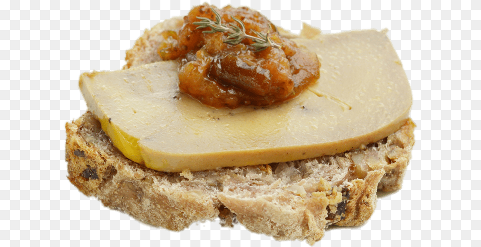 Slice Of Bread Transparent Foie Gras With Bread, Food, Sandwich Free Png Download