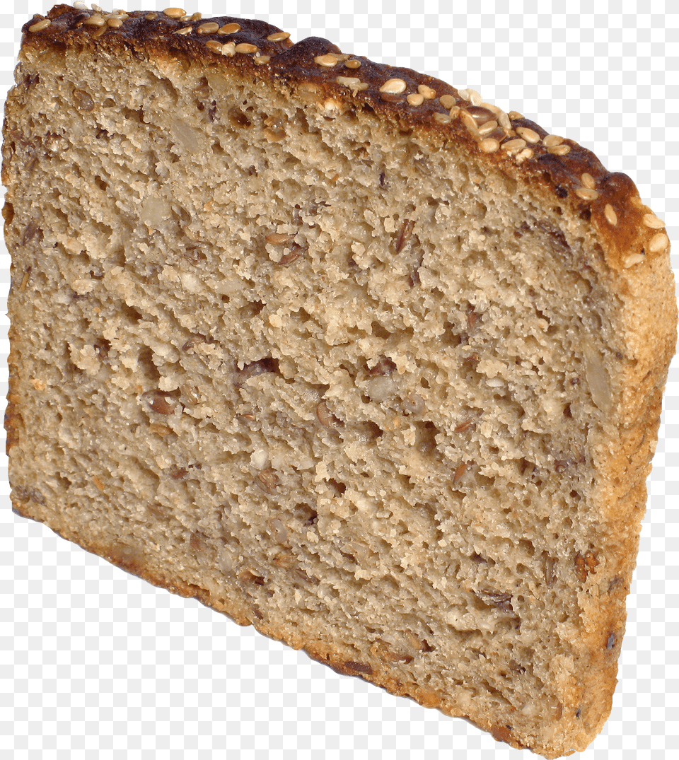 Slice Of Brown Bread Transparent Bread Slice Transparent Background, Food, Bread Loaf Png Image