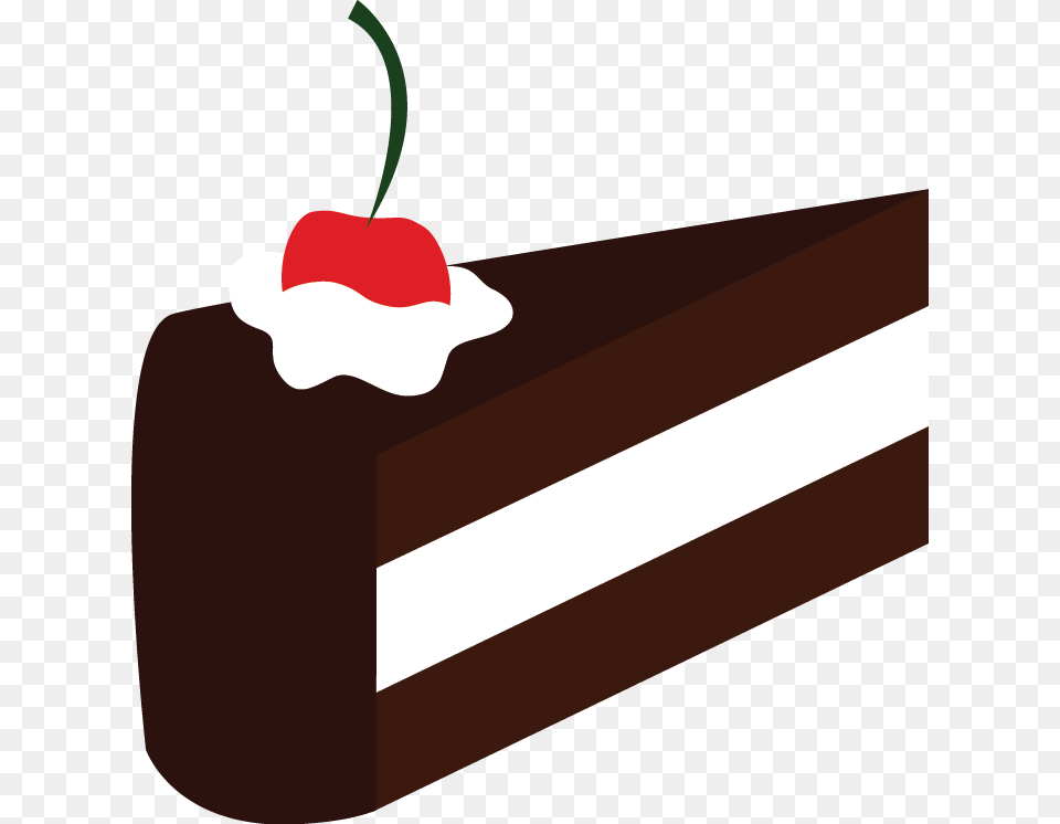 Slice Of Cake Clip Art Black And White Cake Slice Clipart Piece Of Cake Vector, Dessert, Food, Torte, Dynamite Free Png Download