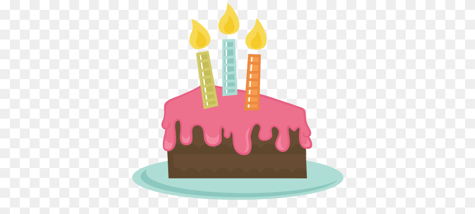 Slice Of Cake Svg File Birthday Cake Slice Clip Art, Birthday Cake, Cream, Dessert, Food Png Image