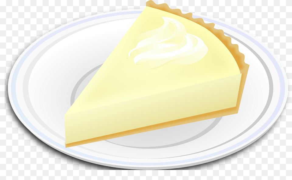 Slice Of Cheesecake Clipart, Plate, Food, Dessert Free Png