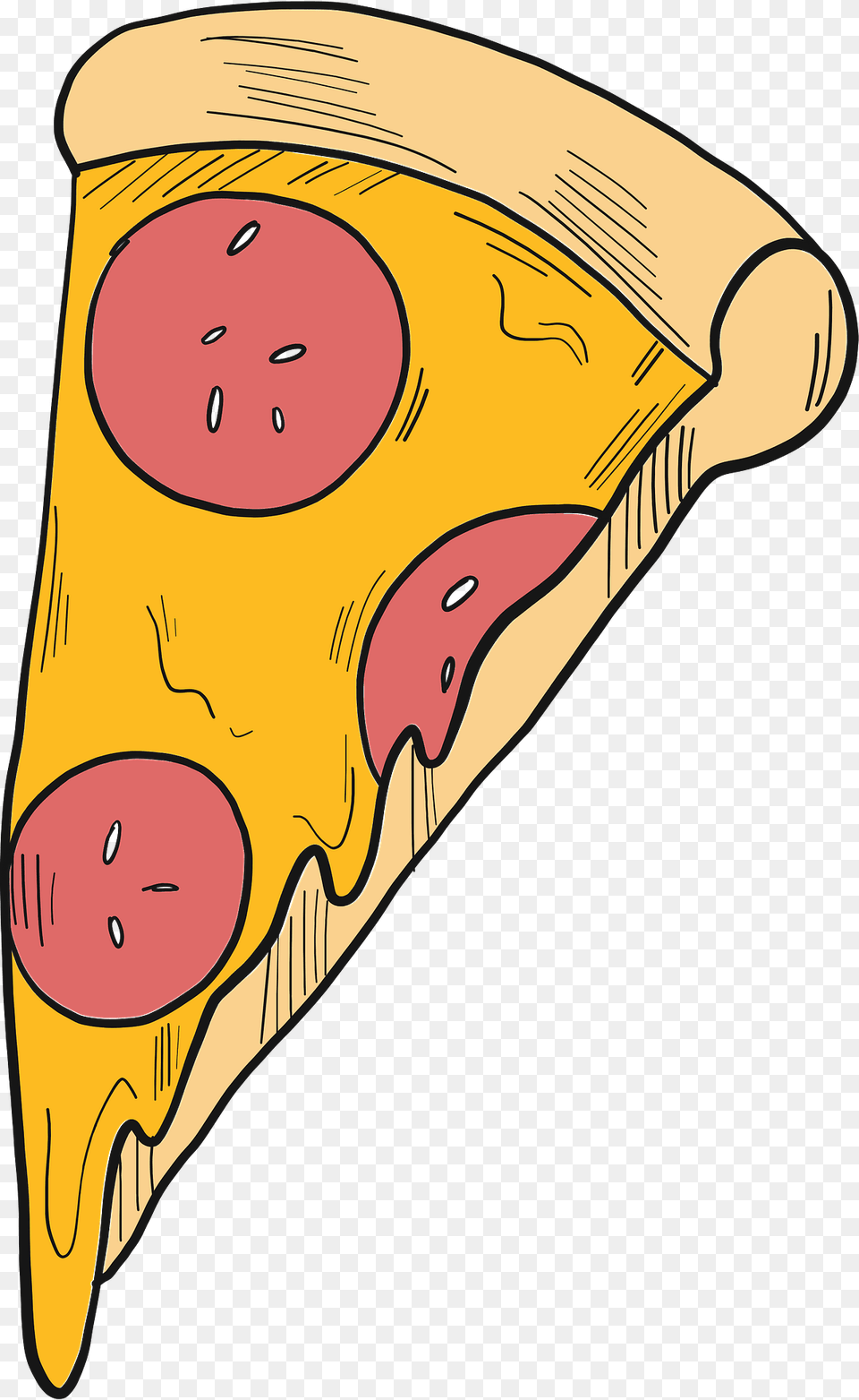 Slice Of Pizza Clipart, Person, Face, Head, Text Png