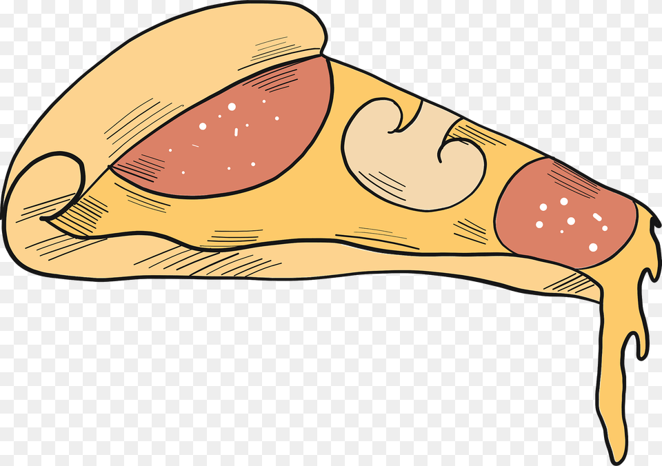Slice Of Pizza Clipart, Animal, Beak, Bird, Fish Png Image