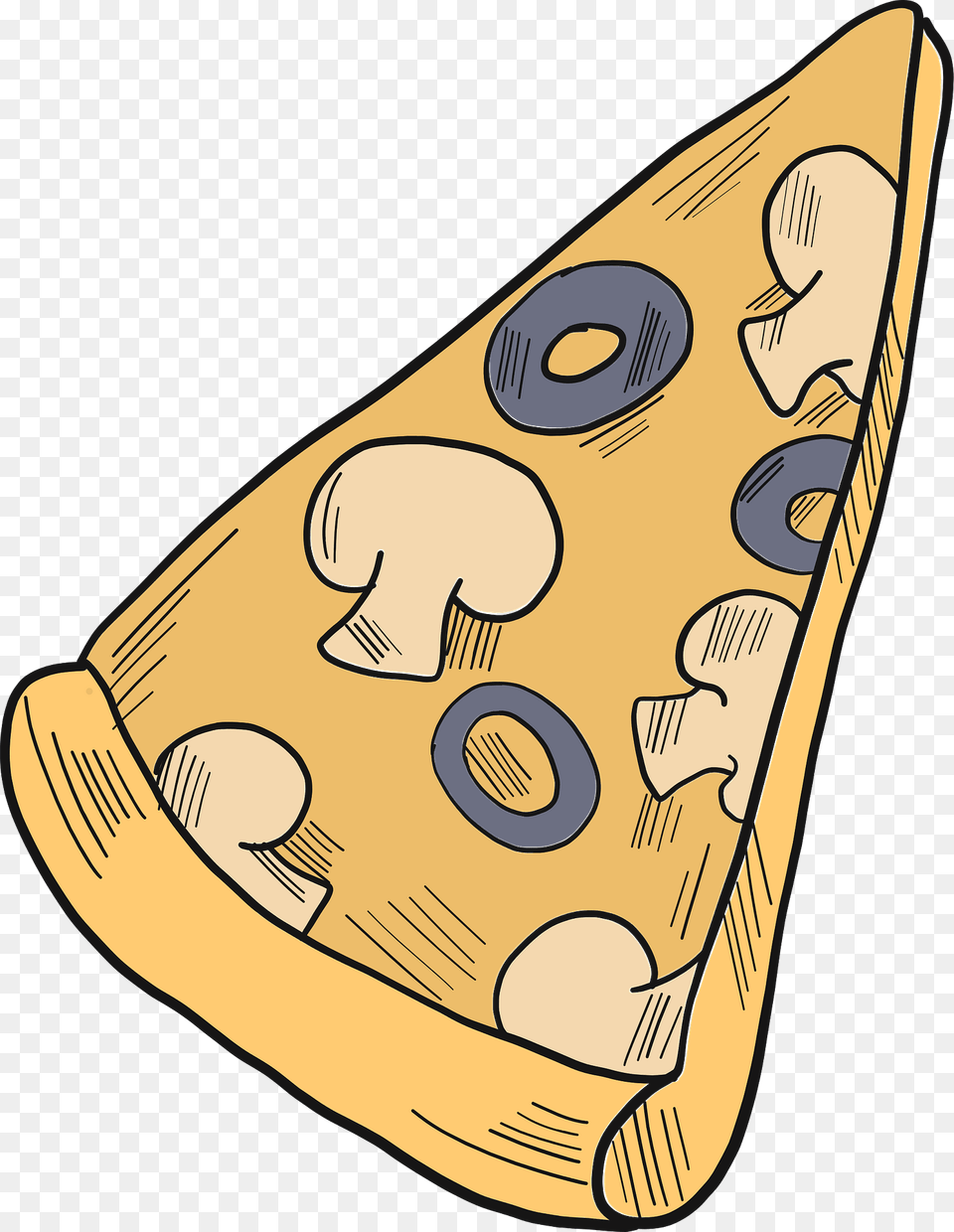 Slice Of Pizza Clipart, Clothing, Hat, Boat, Transportation Png