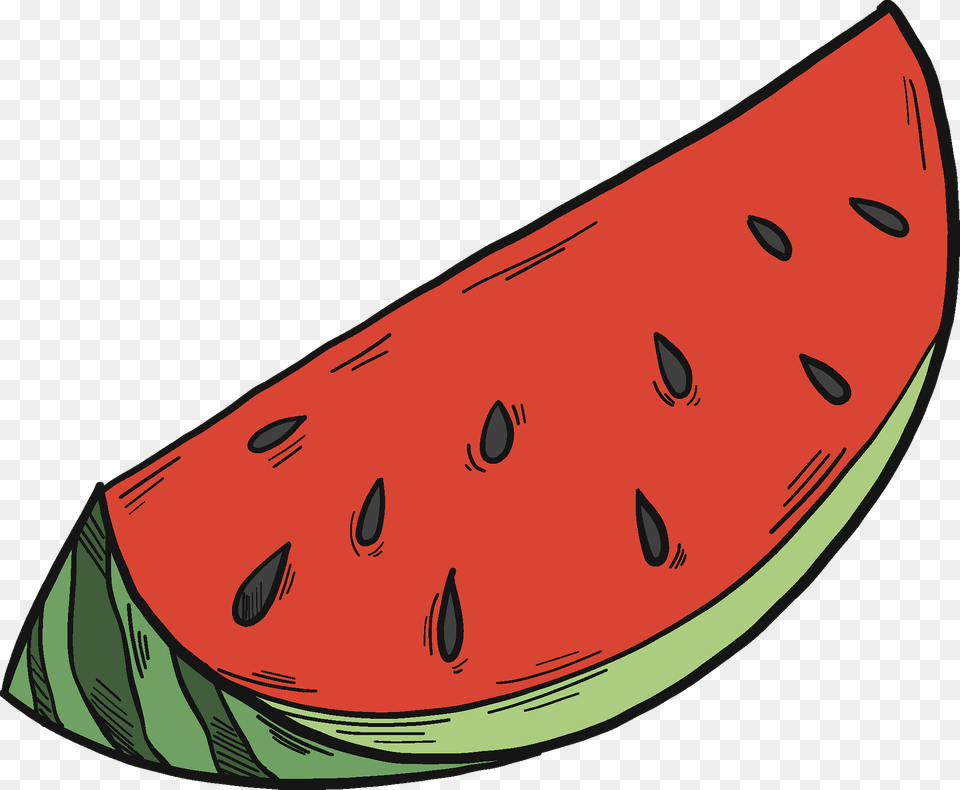 Slice Of Watermelon Clipart, Plant, Produce, Food, Fruit Png Image