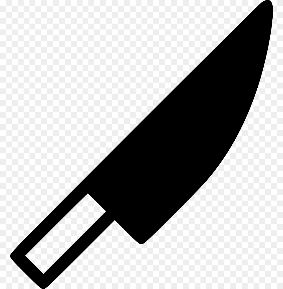 Slice Tool Knife Cut Chop Graphic Kitchen Comments Knife Graphic, Weapon, Blade, Razor Png Image