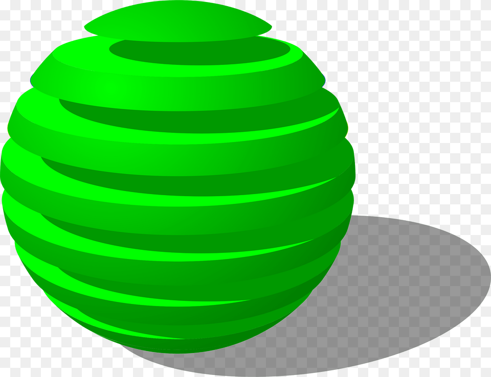 Sliced Ball Clipart, Green, Jar, Sphere, Ammunition Png Image