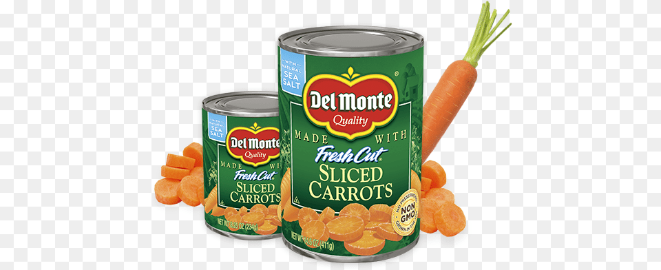 Sliced Carrots Canned Carrots Nutrition Label, Tin, Can, Ketchup, Food Free Png