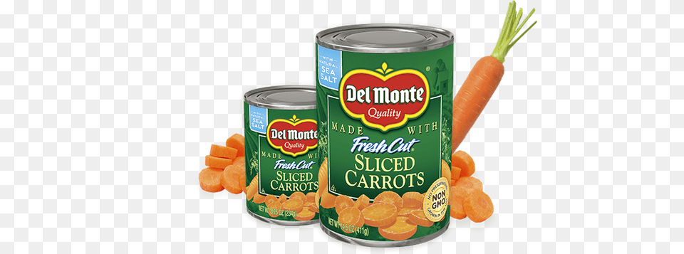 Sliced Carrots Del Monte Foods Inc, Tin, Aluminium, Can, Canned Goods Free Png