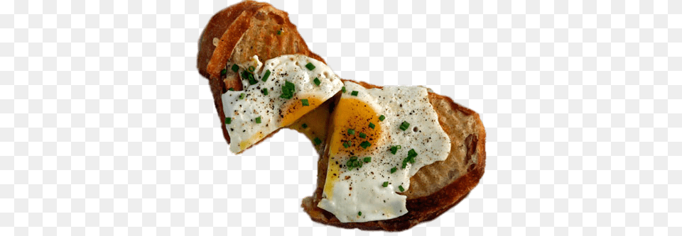 Sliced Croque Madame, Food, Egg, Fried Egg Png Image