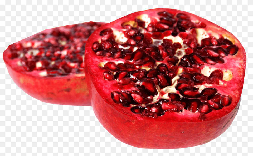 Sliced Pomegranate Image, Food, Fruit, Plant, Produce Free Png Download