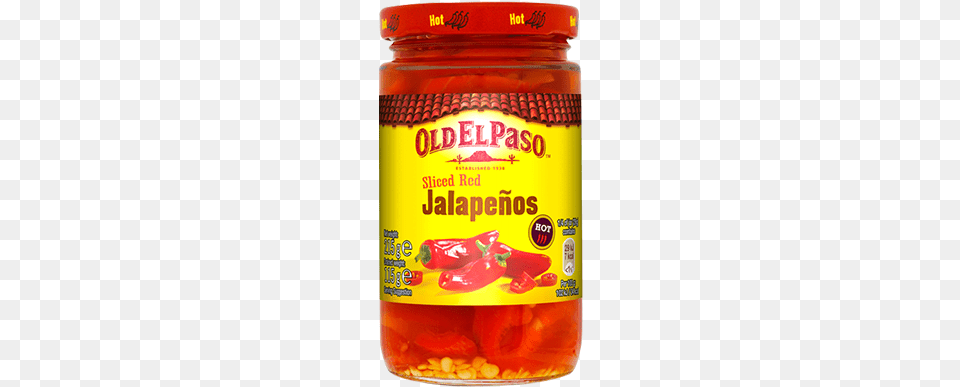 Sliced Red Jalapenos Old El Paso Salsa Mild Delivered Worldwide, Food, Ketchup, Relish, Pickle Free Png Download