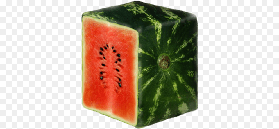 Sliced Square Watermelon Transparent Stickpng Do Watermelons Look Like In Japan, Food, Fruit, Plant, Produce Free Png