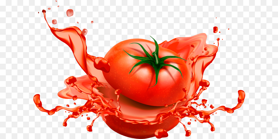 Sliced Tomato Design Tomato For Design, Food, Plant, Produce, Vegetable Free Png