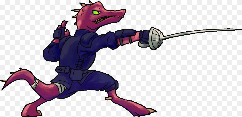 Sliceface The Ninja Kobold I Drew In A Stream With Kobold Ninja, Sword, Weapon, Baby, Person Free Transparent Png