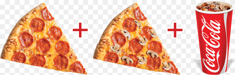 Slices Amp Fountain Soda 6 California Style Pizza, Food, Advertisement, Beverage Free Png