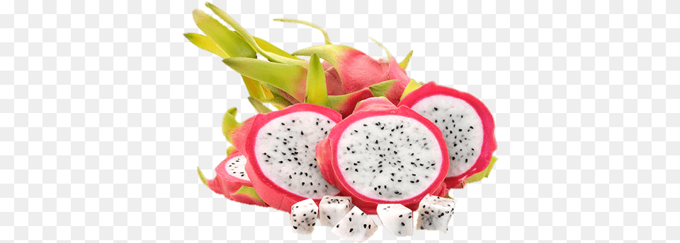 Slices Of Dragon Fruit Fresh Dragon Fruit, Food, Plant, Produce Free Transparent Png