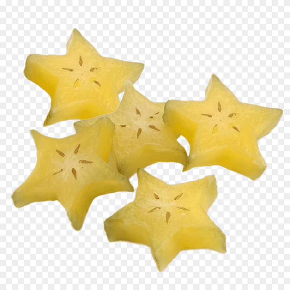 Slices Of Starfruit, Food, Fruit, Plant, Produce Png
