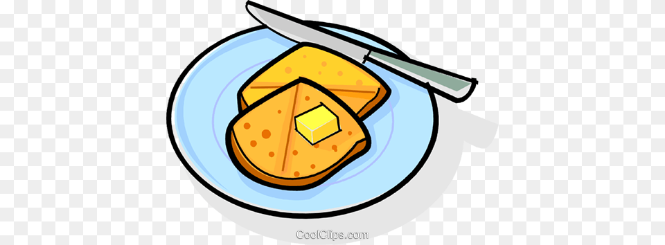 Slices Of Toast Royalty Vector Clip Art Illustration, Bread, Food, Meal Png