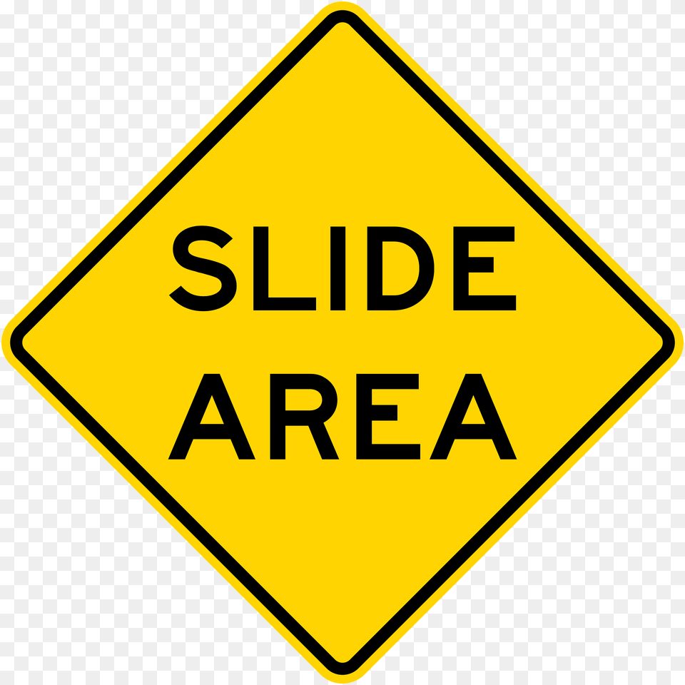 Slide Area California Clipart, Road Sign, Sign, Symbol Free Png Download