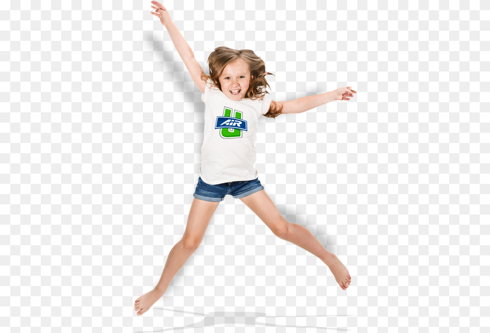 Slide Baby Jumping For Joy, Body Part, Shorts, Person, T-shirt Free Transparent Png