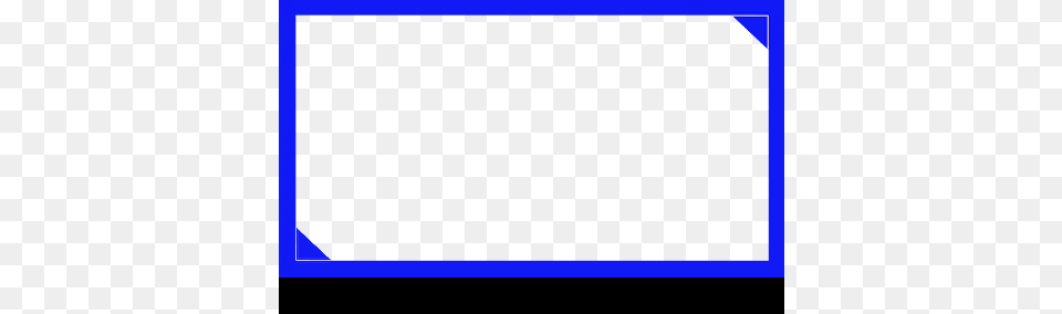 Slide Border Blue Black Blue Webcam Border Free Png