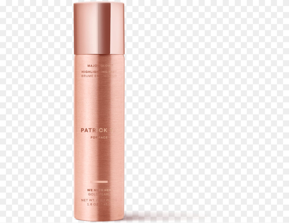 Slide Into The Weekend With Otherworldly Skin Patrick Ta Major Glow Highlighting Mist, Bottle, Cosmetics, Perfume Free Transparent Png