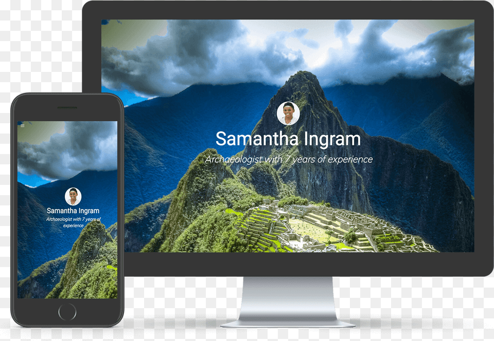 Slide Mountain Machu Picchu, Electronics, Mobile Phone, Phone, Nature Free Png Download