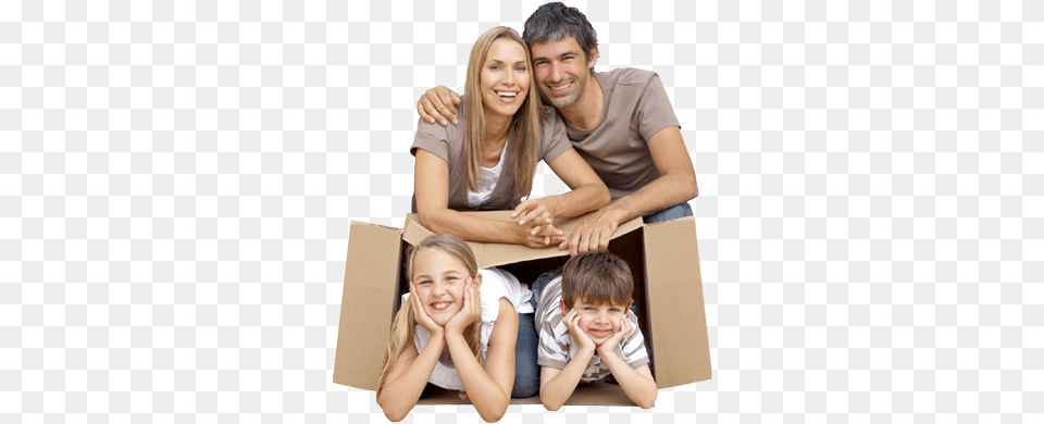 Slide Residential Moving Family Happy Family House, Head, Box, Portrait, Photography Png
