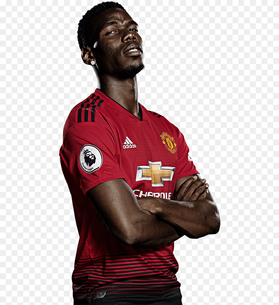 Slide Sky Sports Statto Pogba, Adult, Shirt, Person, Man Png