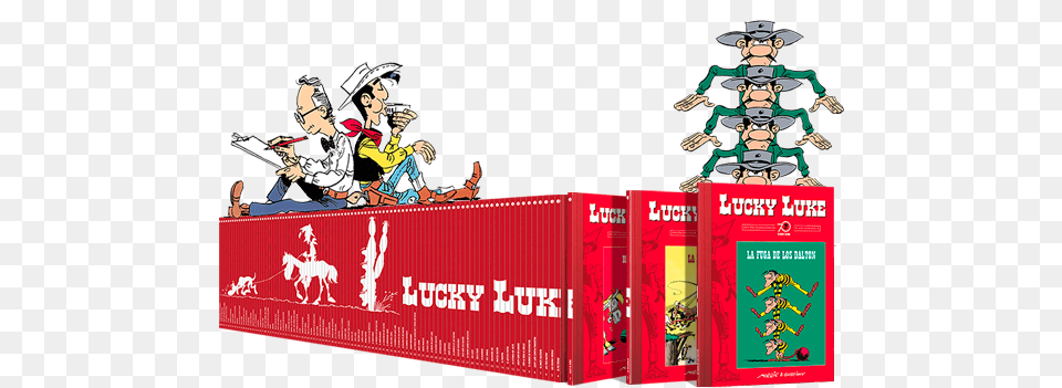 Sliderimgprincipal 98 1 Slider Luckyluke Lucky Luke Coleccion Completa, Book, Comics, Publication, Person Free Transparent Png