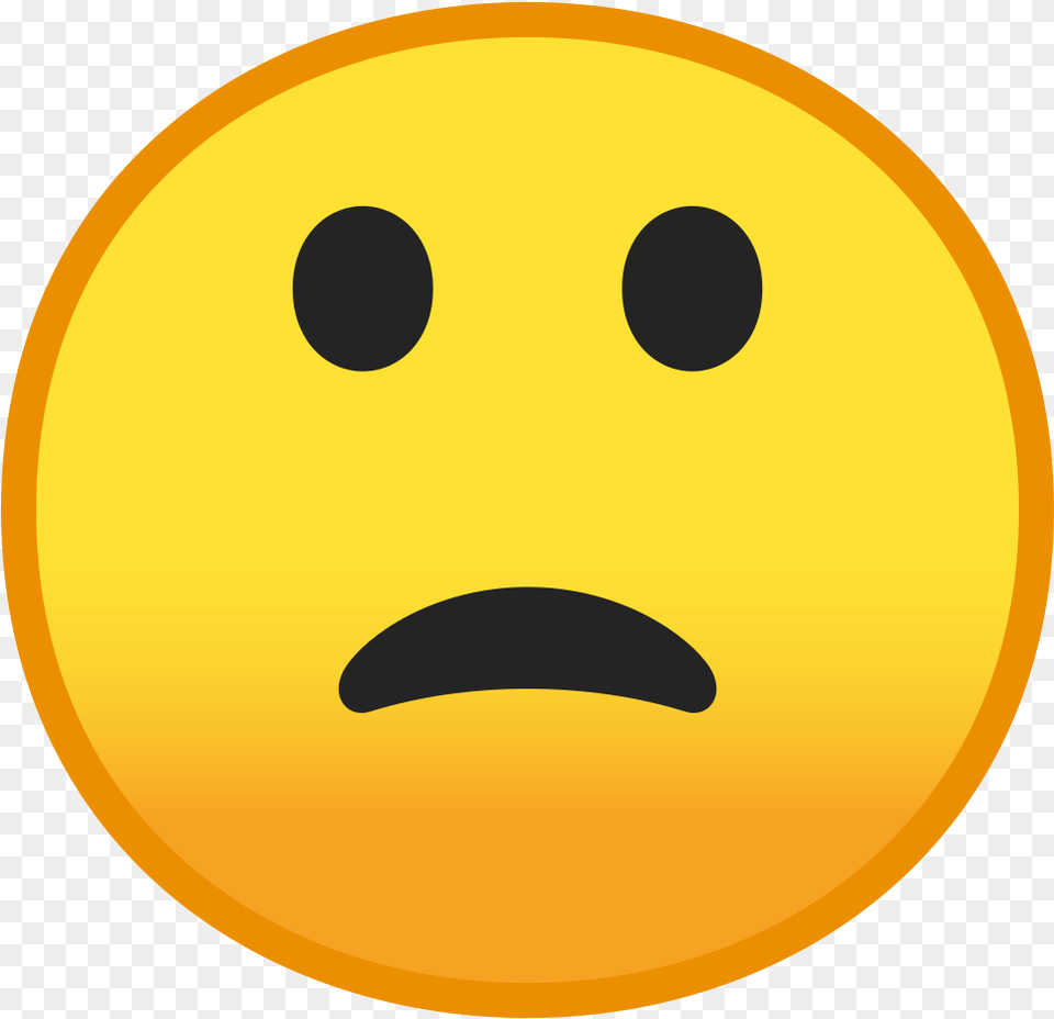 Slightly Frowning Face Icon Emoji, Astronomy, Moon, Nature, Night Png